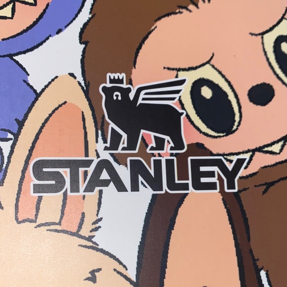 Stanley Labubu The Monsters Tumbler Baby Blue Hippie Hipster Headphones Music - Picture 2 of 10